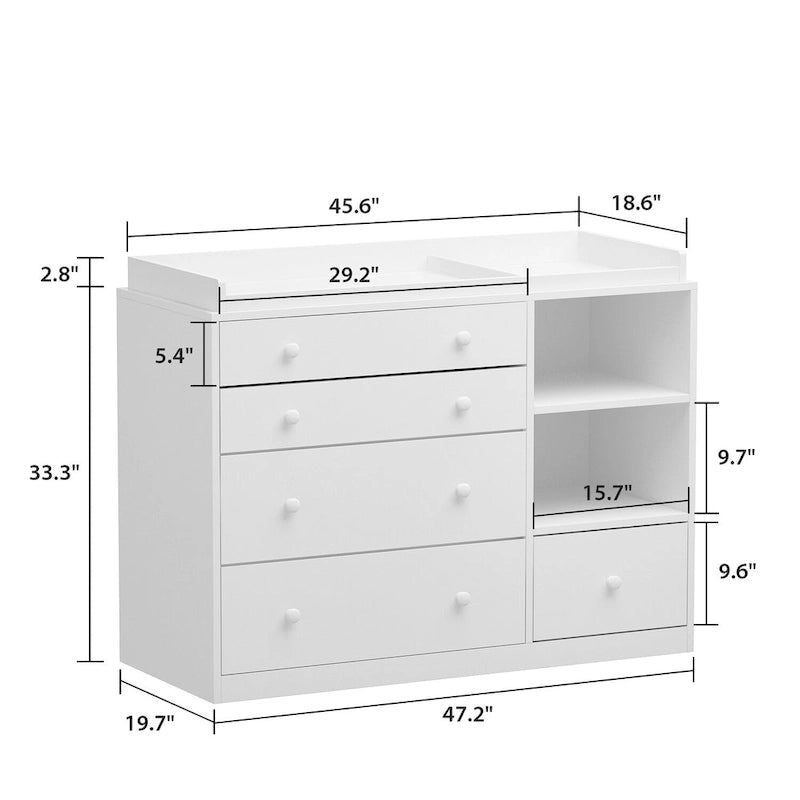 47 commode table à langer tiroirs commode blanc armoire