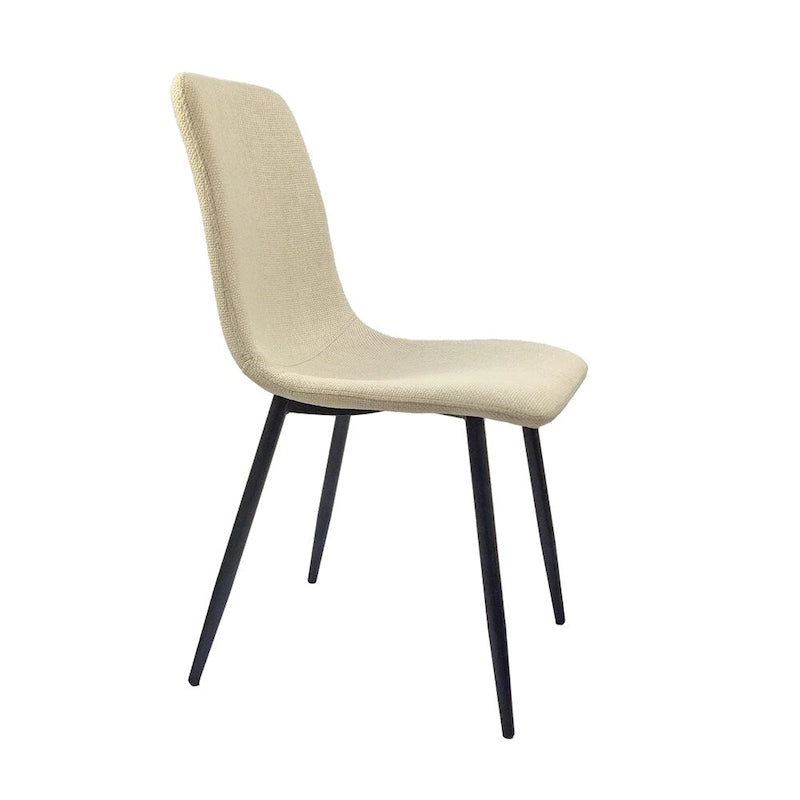 Chaises de salle à manger d'appoint rembourrées modernes (lot de 4)