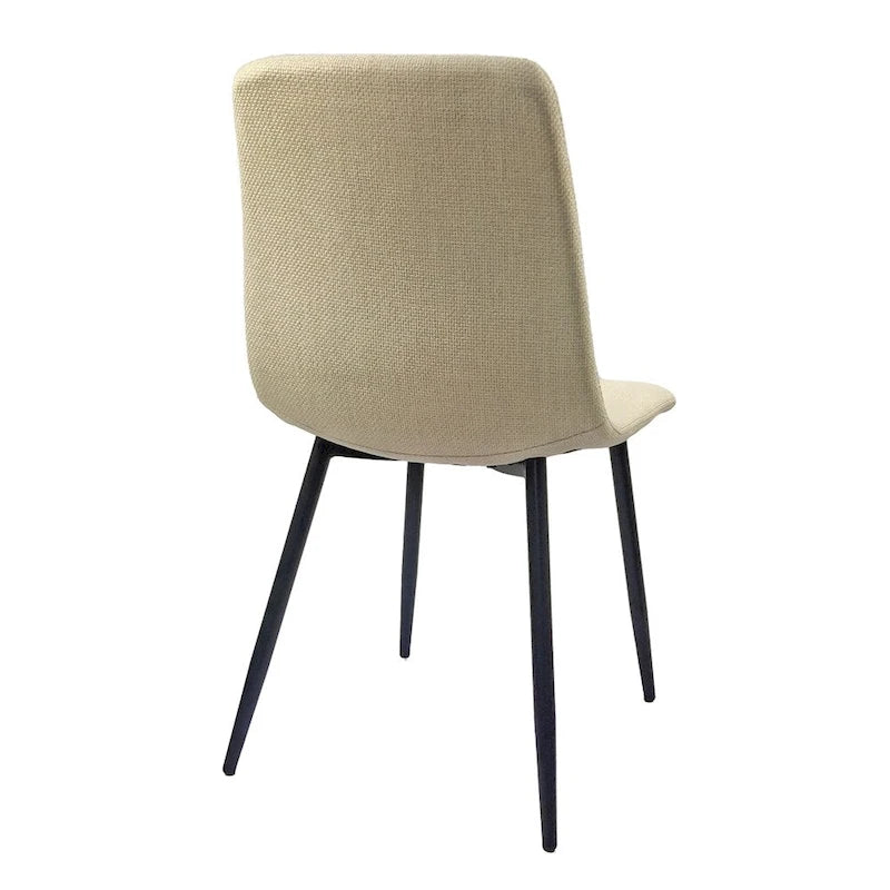 Chaises de salle à manger d'appoint rembourrées modernes (lot de 4)