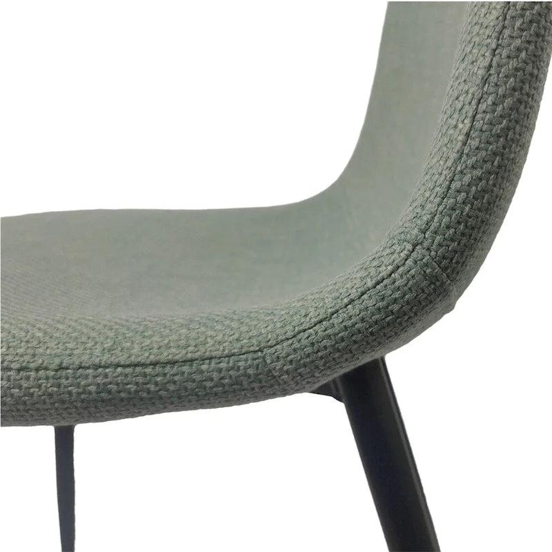 Chaises de salle à manger d'appoint rembourrées modernes (lot de 4)