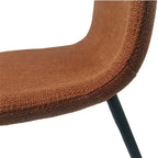 Chaises de salle à manger d'appoint rembourrées modernes (lot de 4)