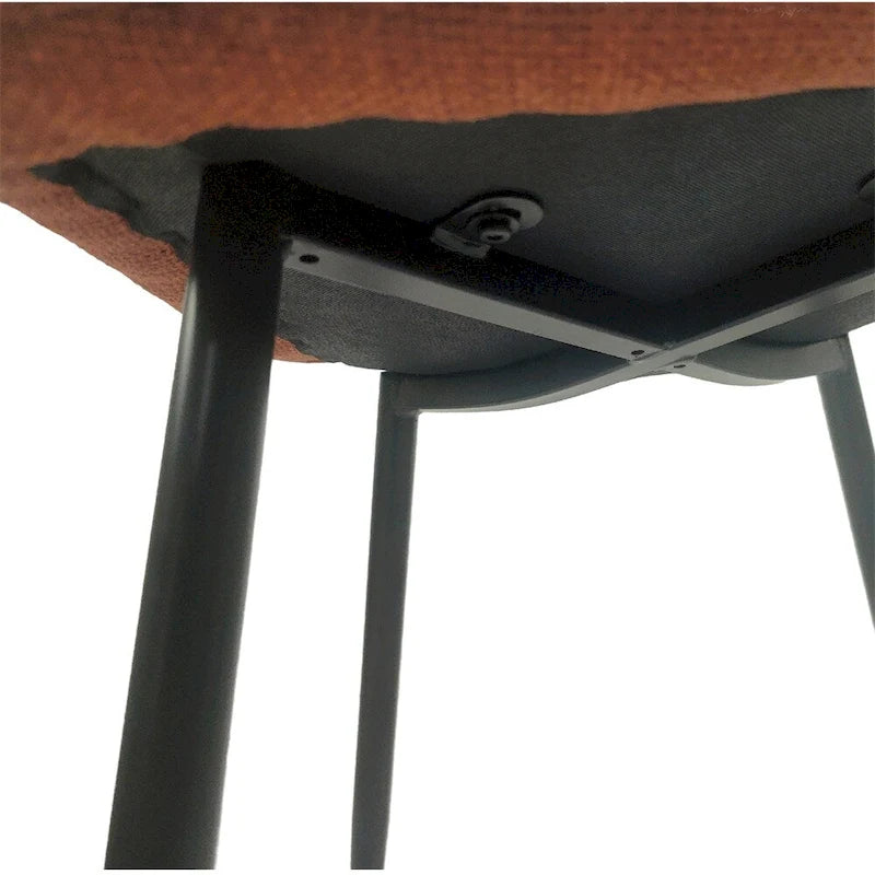 Chaises de salle à manger d'appoint rembourrées modernes (lot de 4)