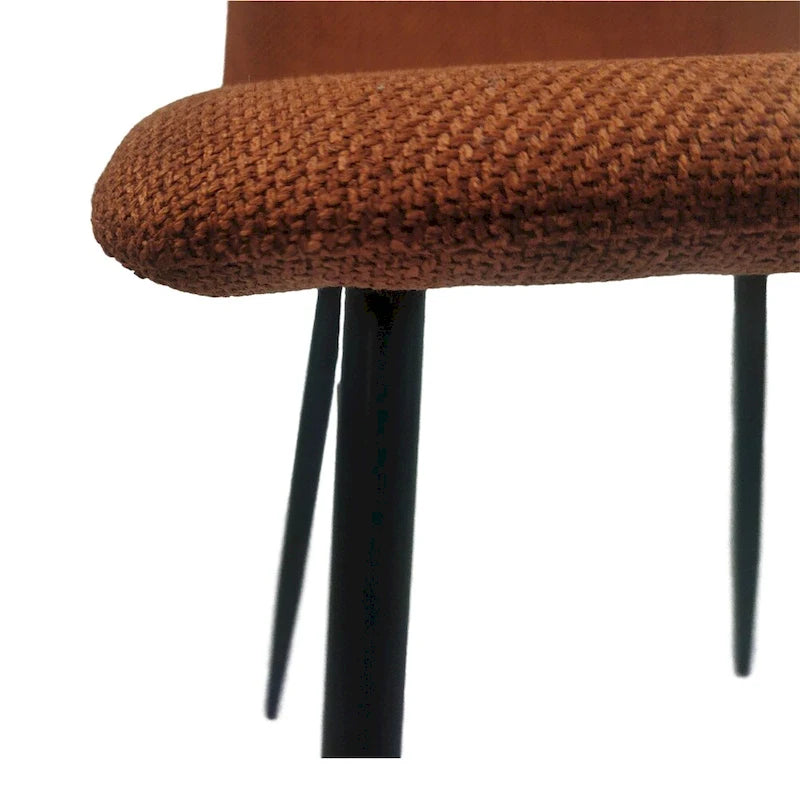 Chaises de salle à manger d'appoint rembourrées modernes (lot de 4)