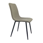 Chaises de salle à manger d'appoint rembourrées modernes (lot de 4)