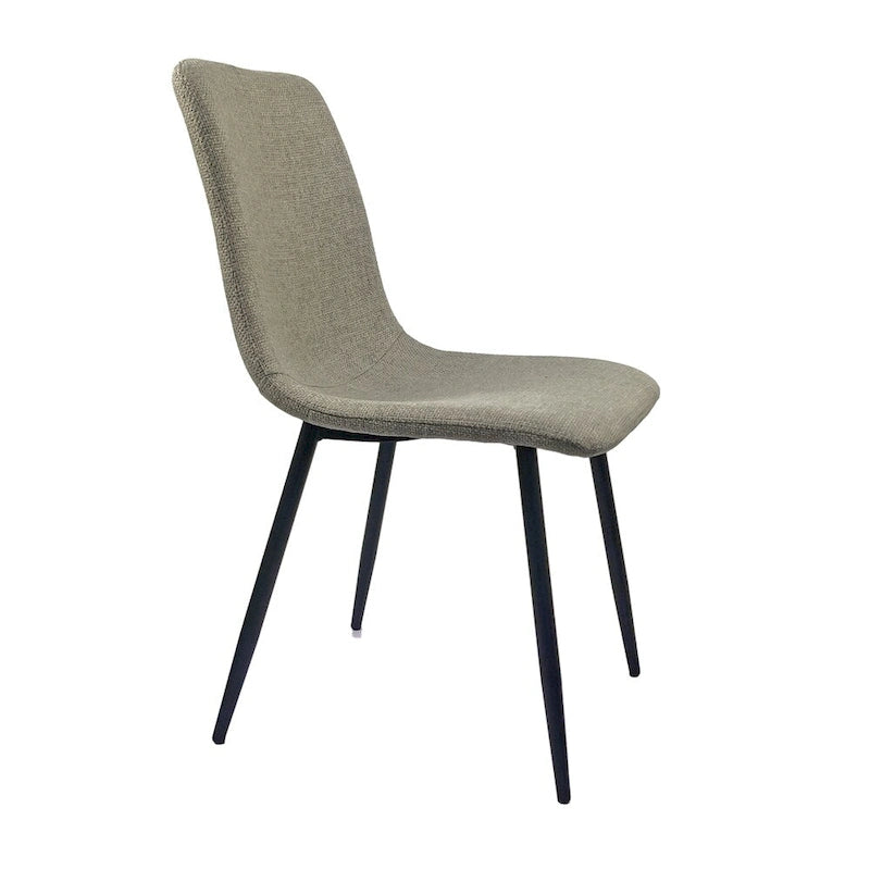 Chaises de salle à manger d'appoint rembourrées modernes (lot de 4)
