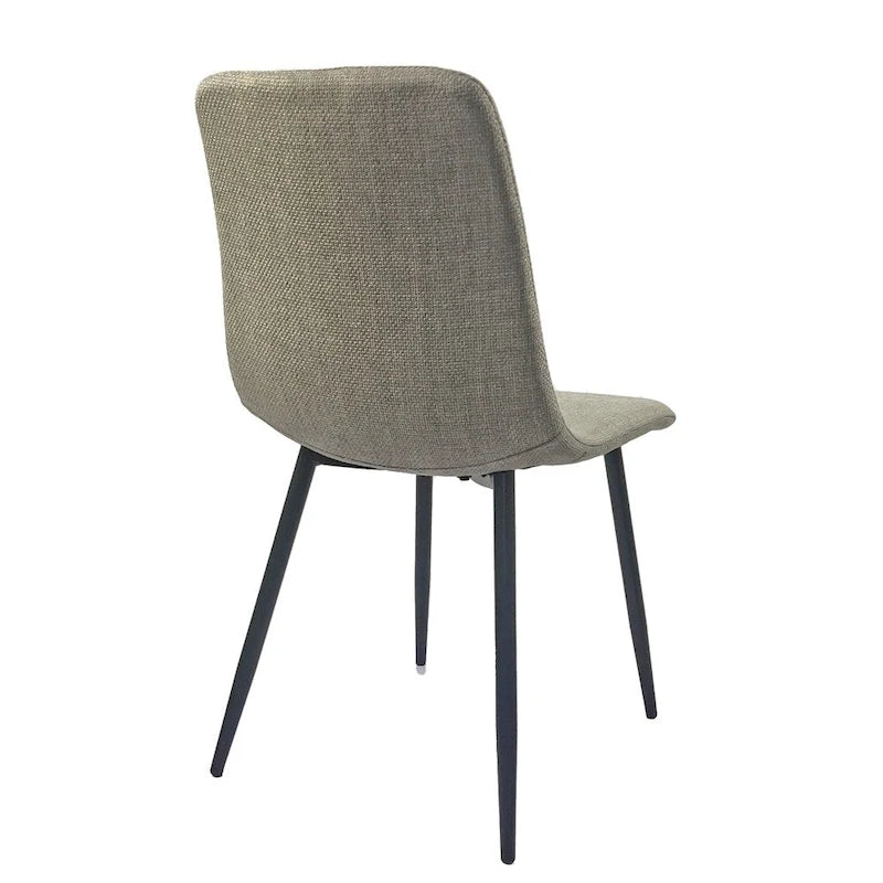 Chaises de salle à manger d'appoint rembourrées modernes (lot de 4)