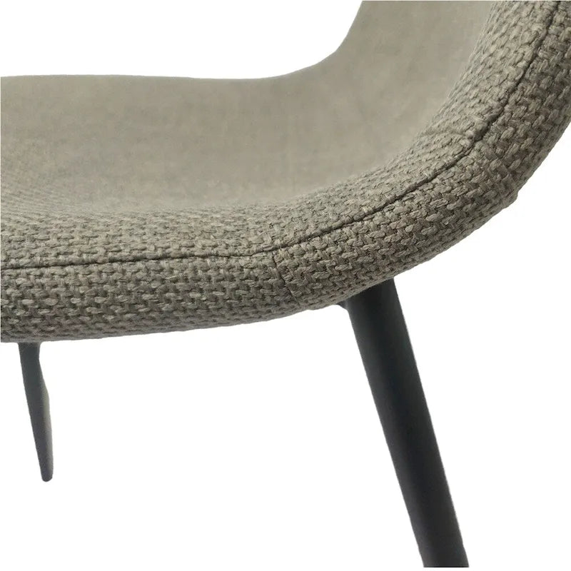 Chaises de salle à manger d'appoint rembourrées modernes (lot de 4)