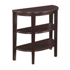 Console demi-cercle Newport avec étagères de 