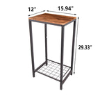 Table d'appoint à 2 niveaux pour le salon