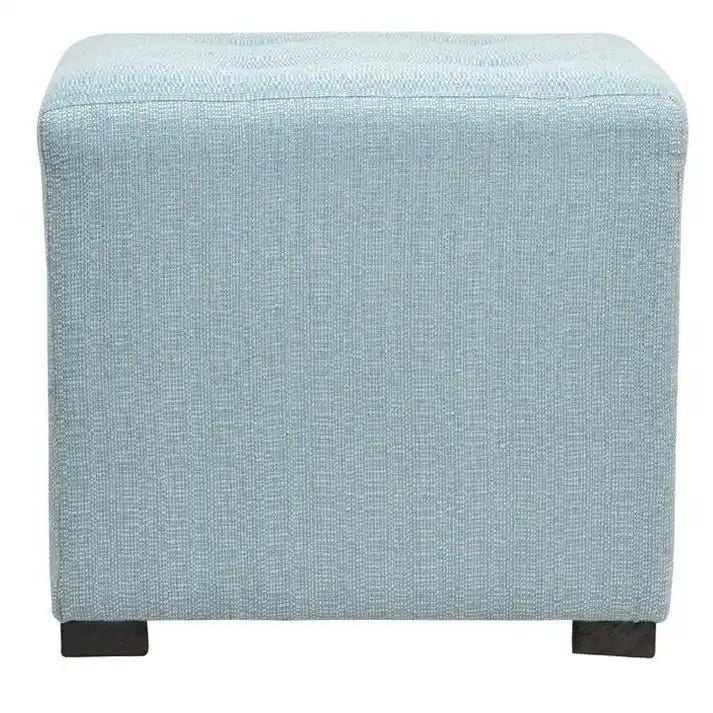 Pouffe carré capitonné 4 boutons