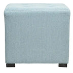 Pouffe carré capitonné 4 boutons