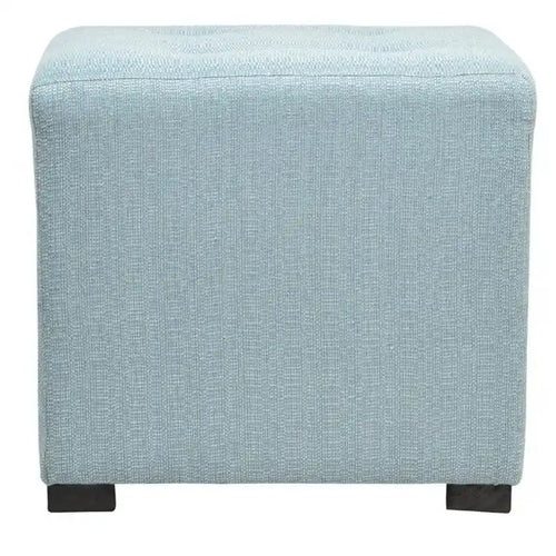 Pouffe carré capitonné 4 boutons