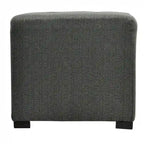 Pouffe carré capitonné 4 boutons