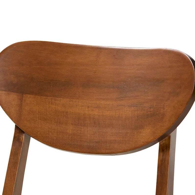 Ensemble de 2 chaises de salle à manger style milieu de siècle