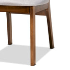 Ensemble de 2 chaises de salle à manger style milieu de siècle