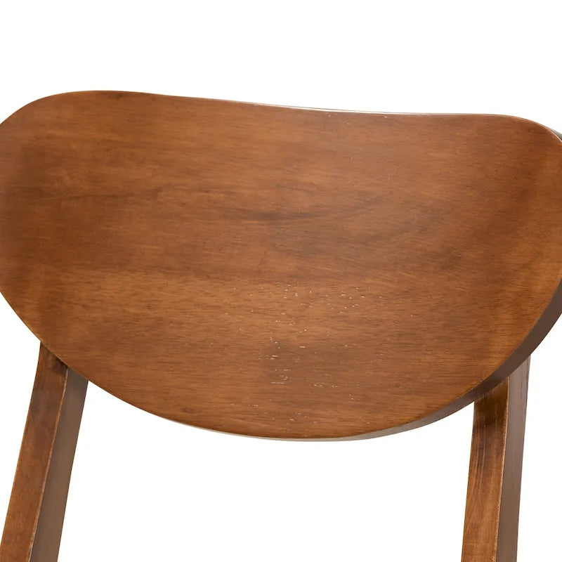 Ensemble de 2 chaises de salle à manger style milieu de siècle