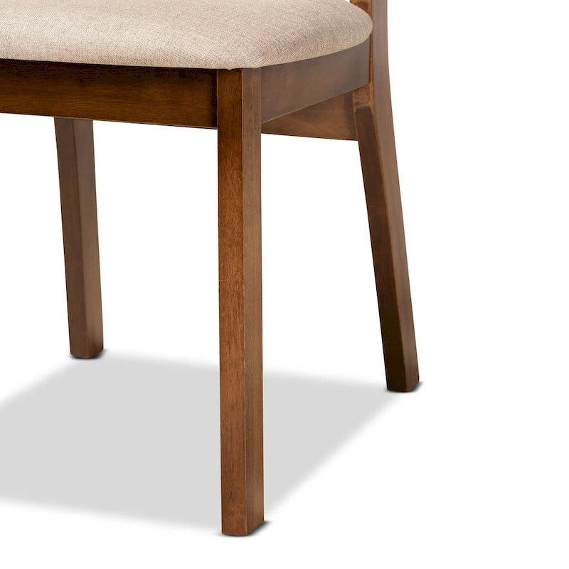 Ensemble de 2 chaises de salle à manger style milieu de siècle