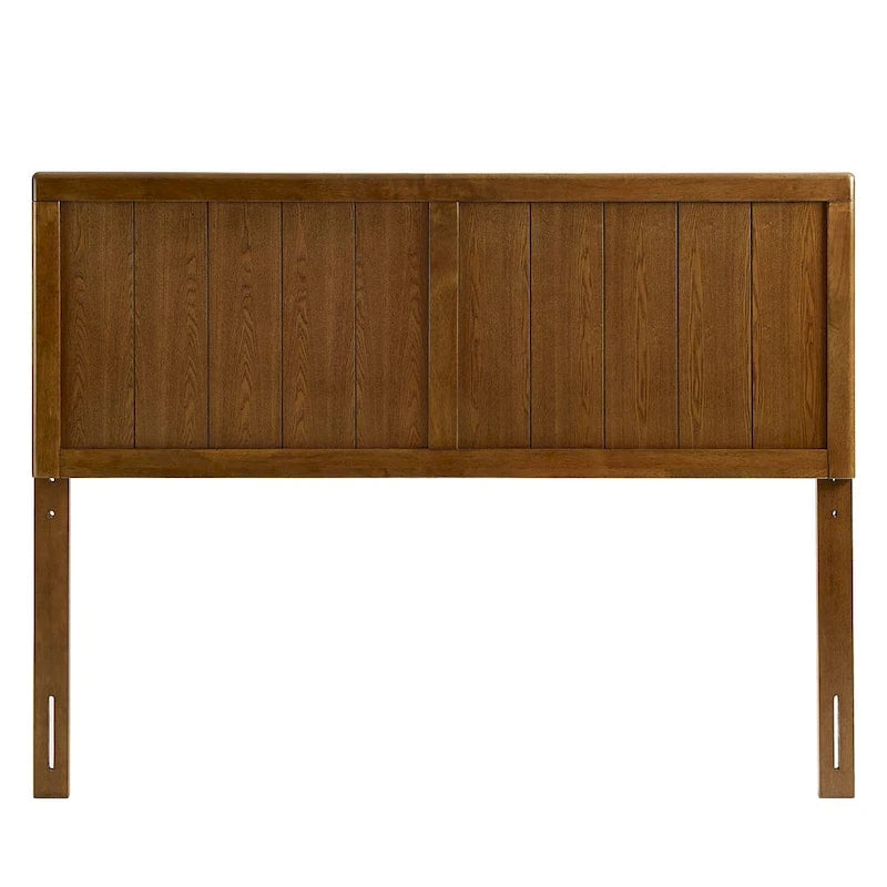 Tête de lit en bois de noyer grand format style rustique
