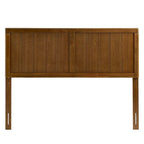 Tête de lit en bois de noyer grand format style rustique