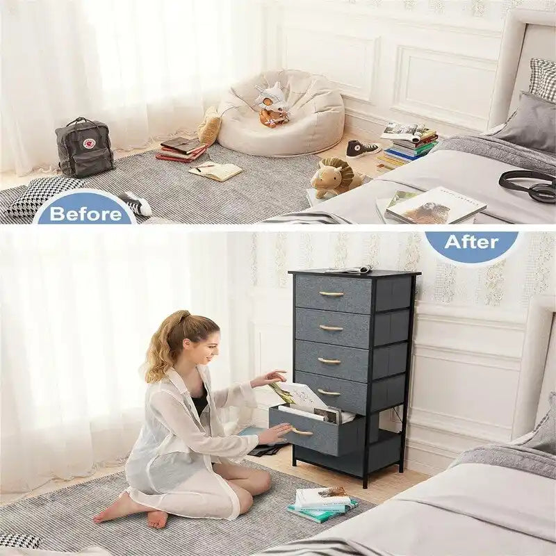 Tour de rangement verticale pour commode
