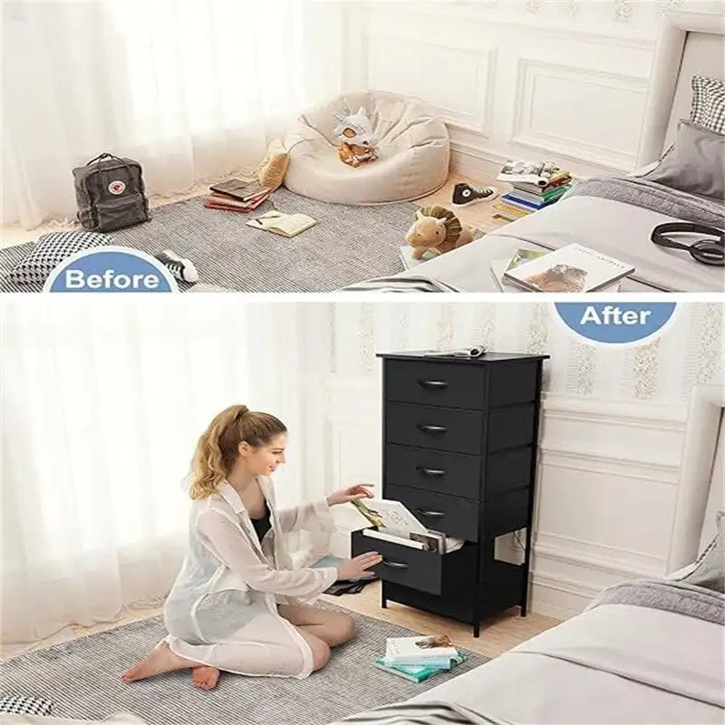 Tour de rangement verticale pour commode