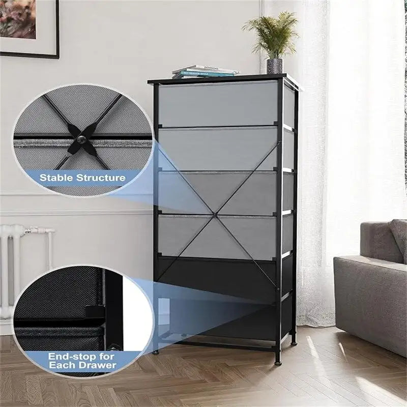 Tour de rangement verticale pour commode