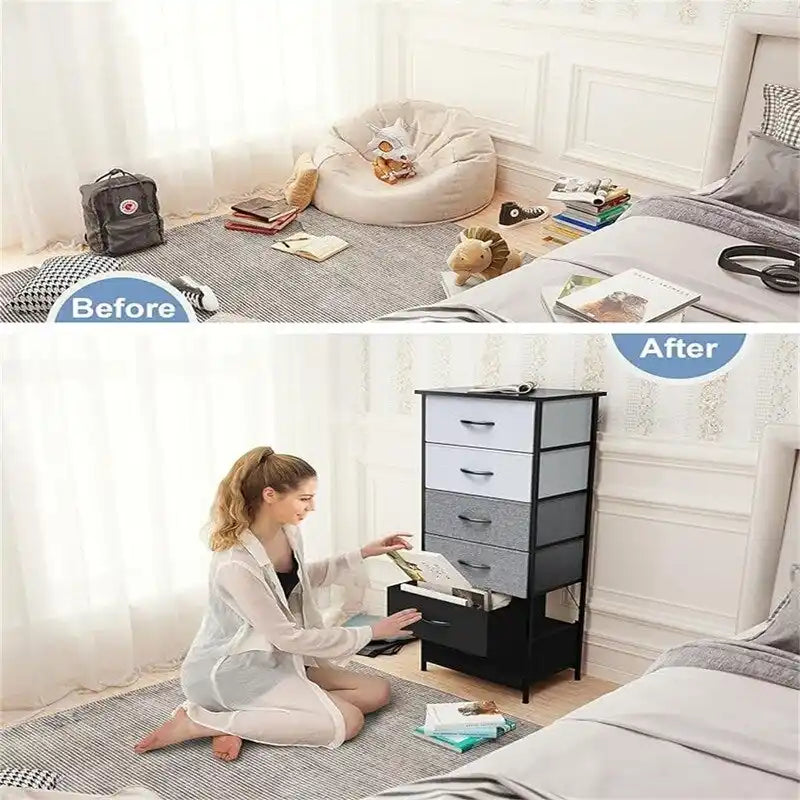 Tour de rangement verticale pour commode