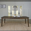 Table rectangulaire à pieds Midland Falls marron rustique