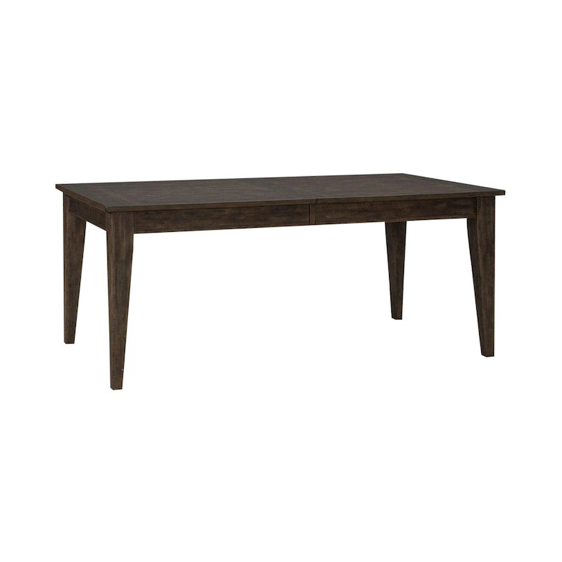 Table rectangulaire à pieds Midland Falls marron rustique