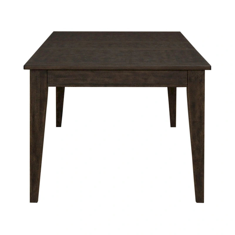 Table rectangulaire à pieds Midland Falls marron rustique