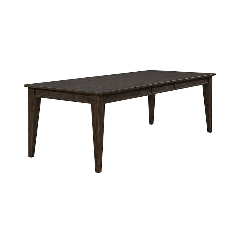 Table rectangulaire à pieds Midland Falls marron rustique
