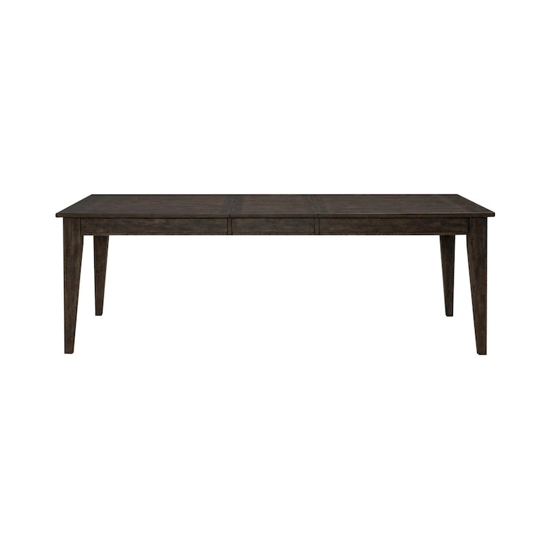 Table rectangulaire à pieds Midland Falls marron rustique