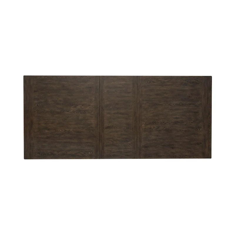 Table rectangulaire à pieds Midland Falls marron rustique