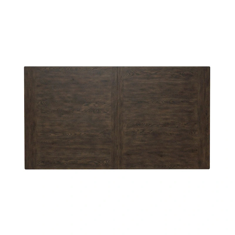 Table rectangulaire à pieds Midland Falls marron rustique