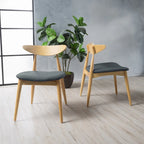 CHAISE (Lot de 2), DESIGN MI-SIÈCLE, pour salon