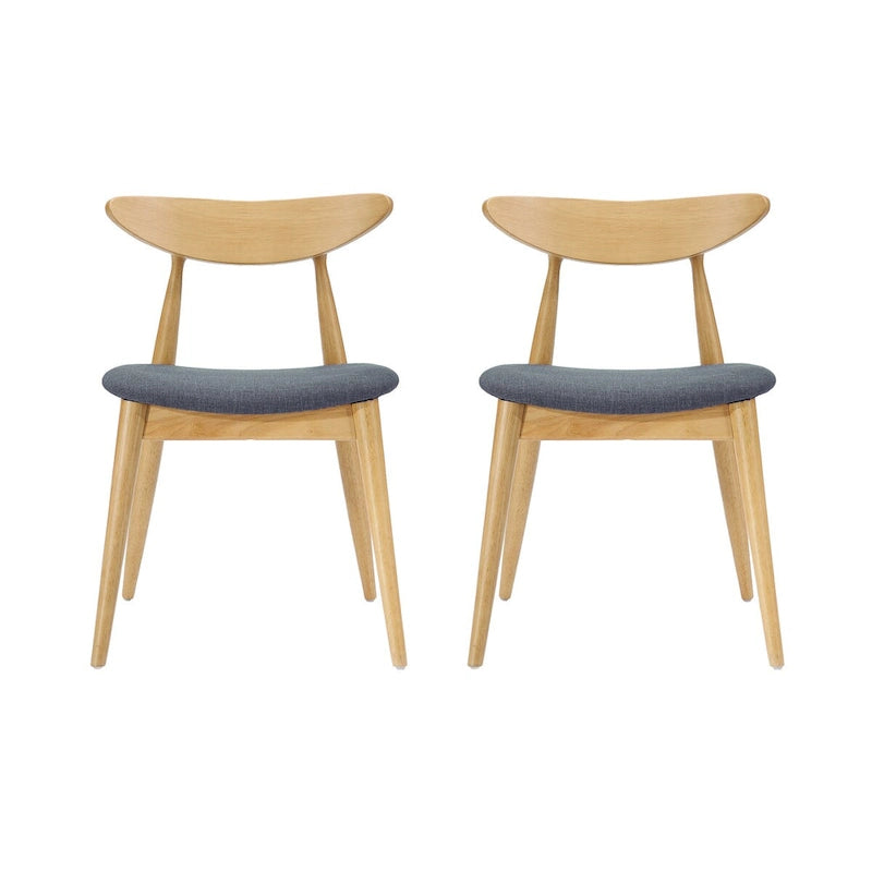 CHAISE (Lot de 2), DESIGN MI-SIÈCLE, pour salon