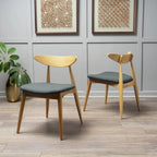 CHAISE (Lot de 2), DESIGN MI-SIÈCLE, pour salon
