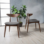 CHAISE (Lot de 2), DESIGN MI-SIÈCLE, pour salon