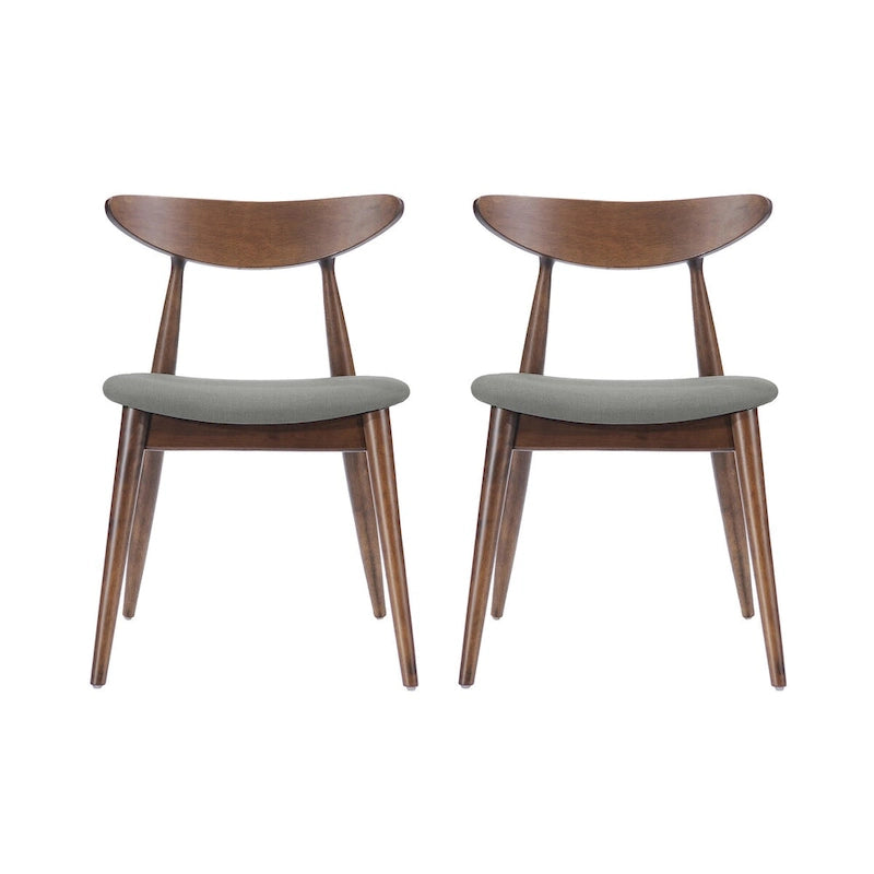 CHAISE (Lot de 2), DESIGN MI-SIÈCLE, pour salon